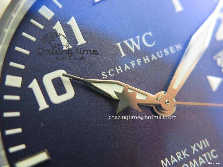 MIROTIME 0405 Mark XVII Le Petit Prince MK Maker 1:1 Best Edition SS Blue Dial A2892 On Brown Leather Strap GoodFit 7379